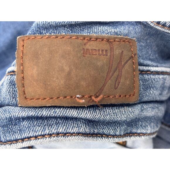 Mavi Jeans Womens 30x29 Blue Denim Slim Straight Leg Medium Wash Low Rise Faded - Picture 4 of 12